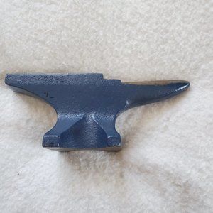 Jewelry Blacksmith Farrier Vintage Cast Iron Mini Anvil A252-1